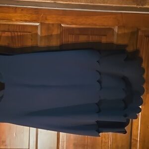 Papermoon Sleeveless Scalloped Hem Layered Blouse